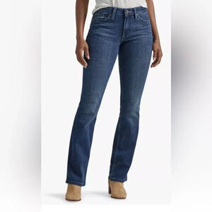 Lee Regular Fit Bootcut Mid Rise 5 Pocket Jeans‎ Pants Womens 12 (1476)